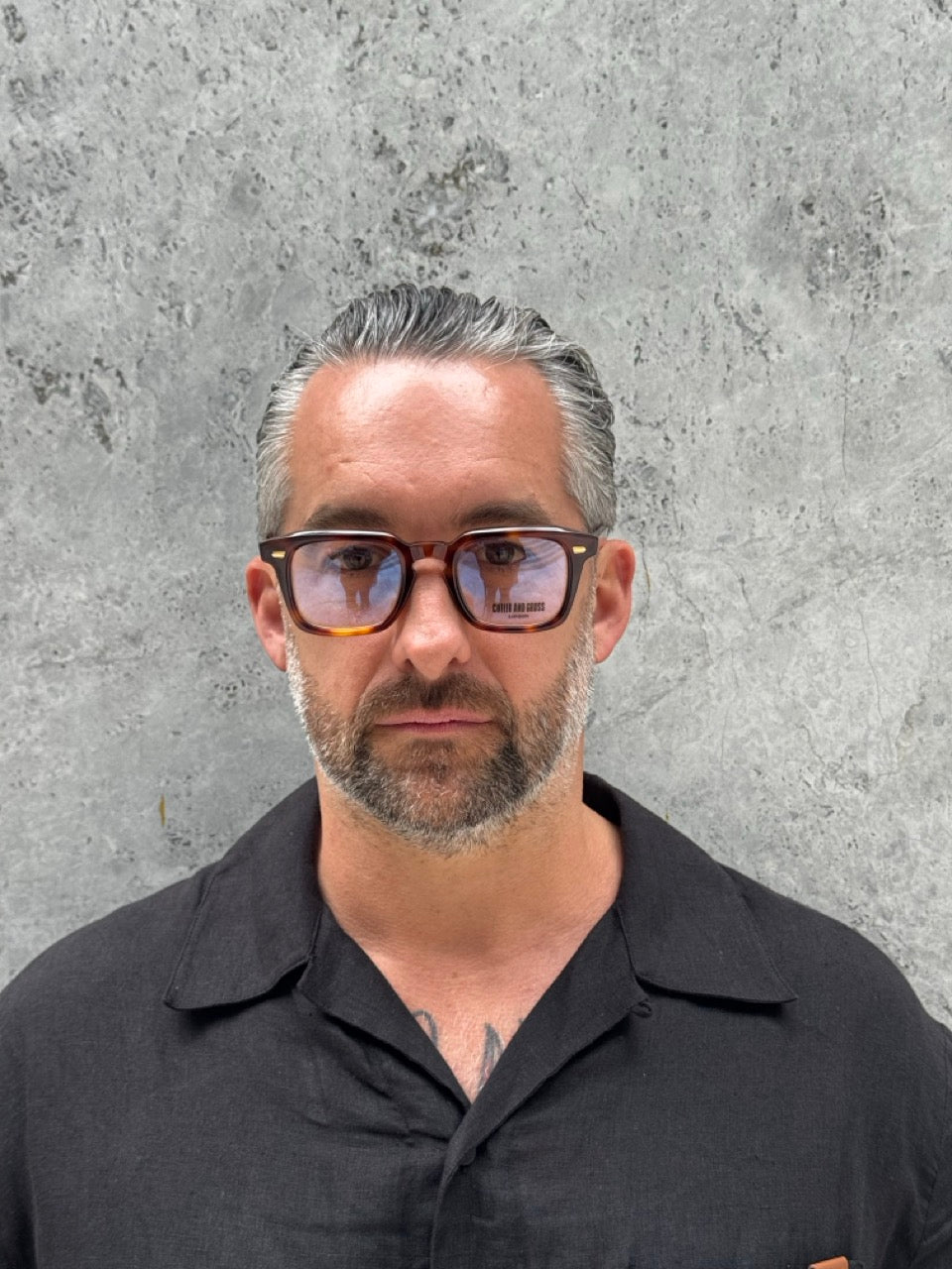 Cutler and Gross CGOP 1416 02 Havana 49 Optical