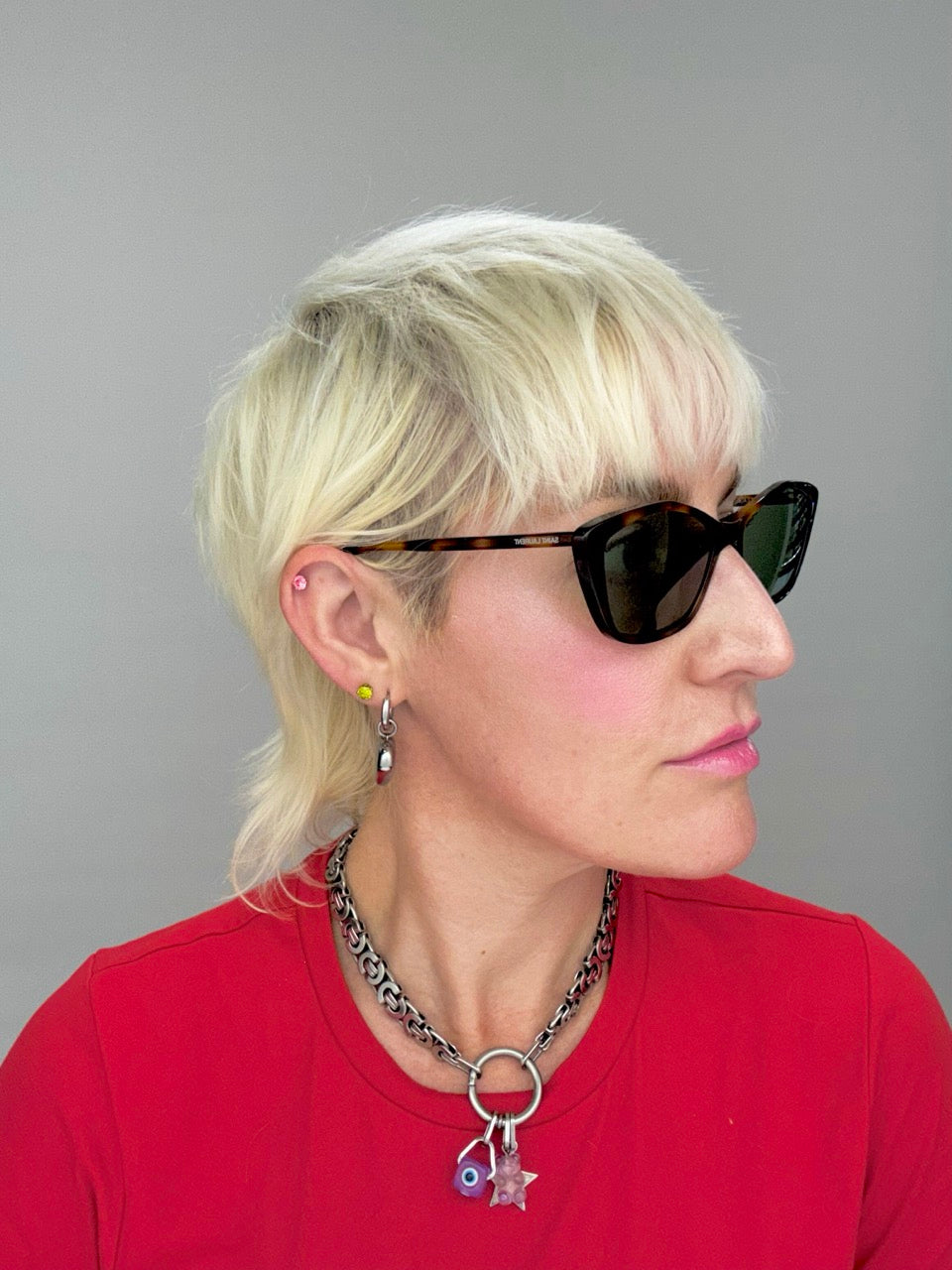 Saint Laurent SL 775 003 Light Havana Green