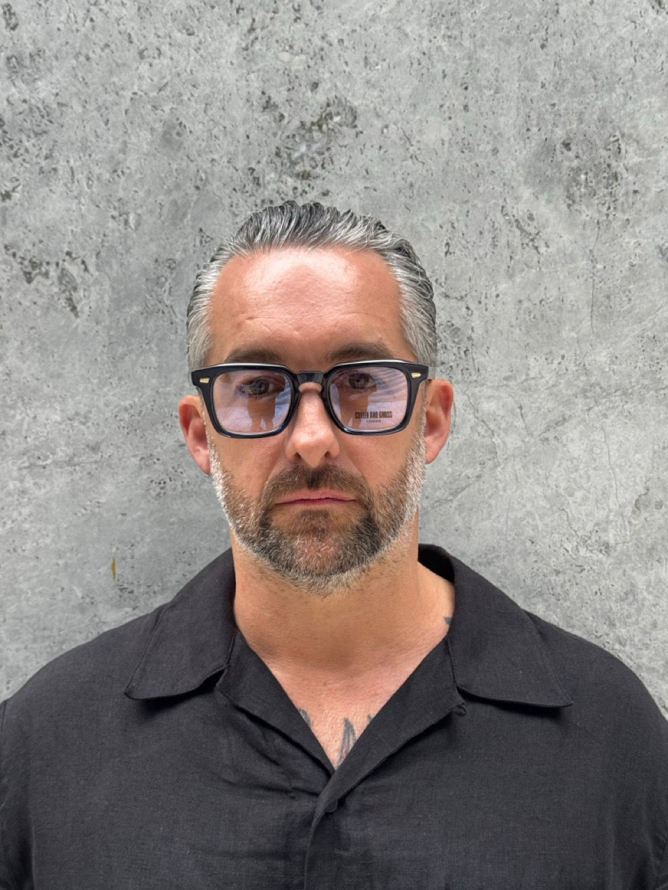 Cutler and Gross CGOP 1416 03 Blue Optical