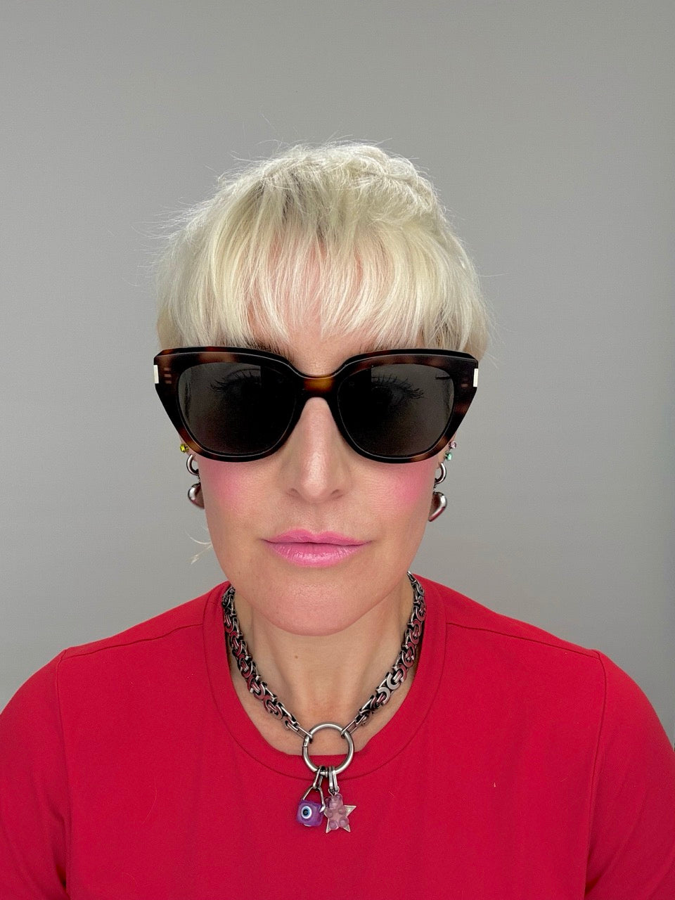 Saint Laurent SL 827 002 Tortoise