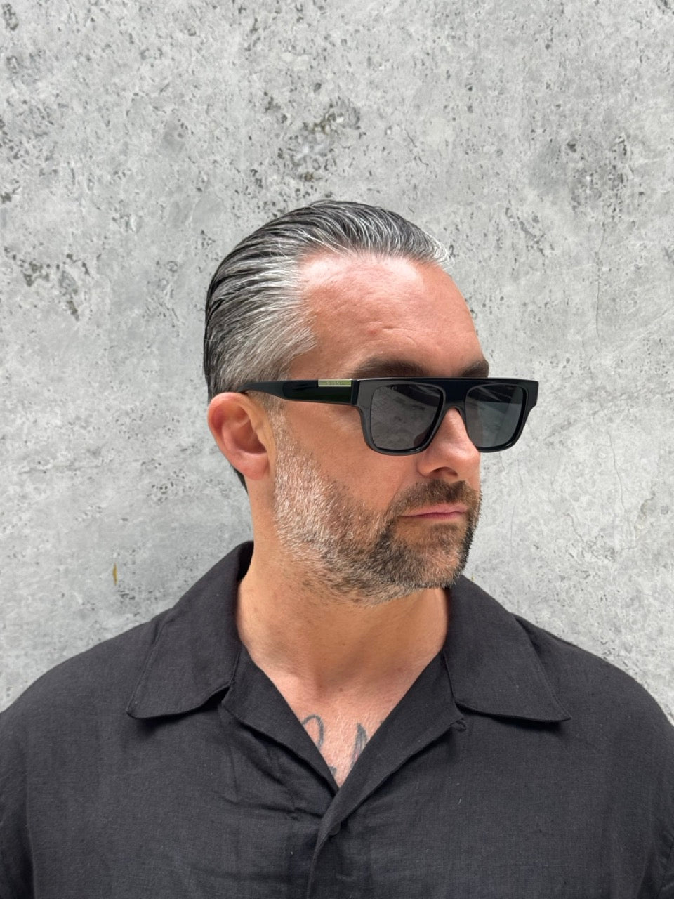 Gucci GG 1960 001 Black Grey Silver