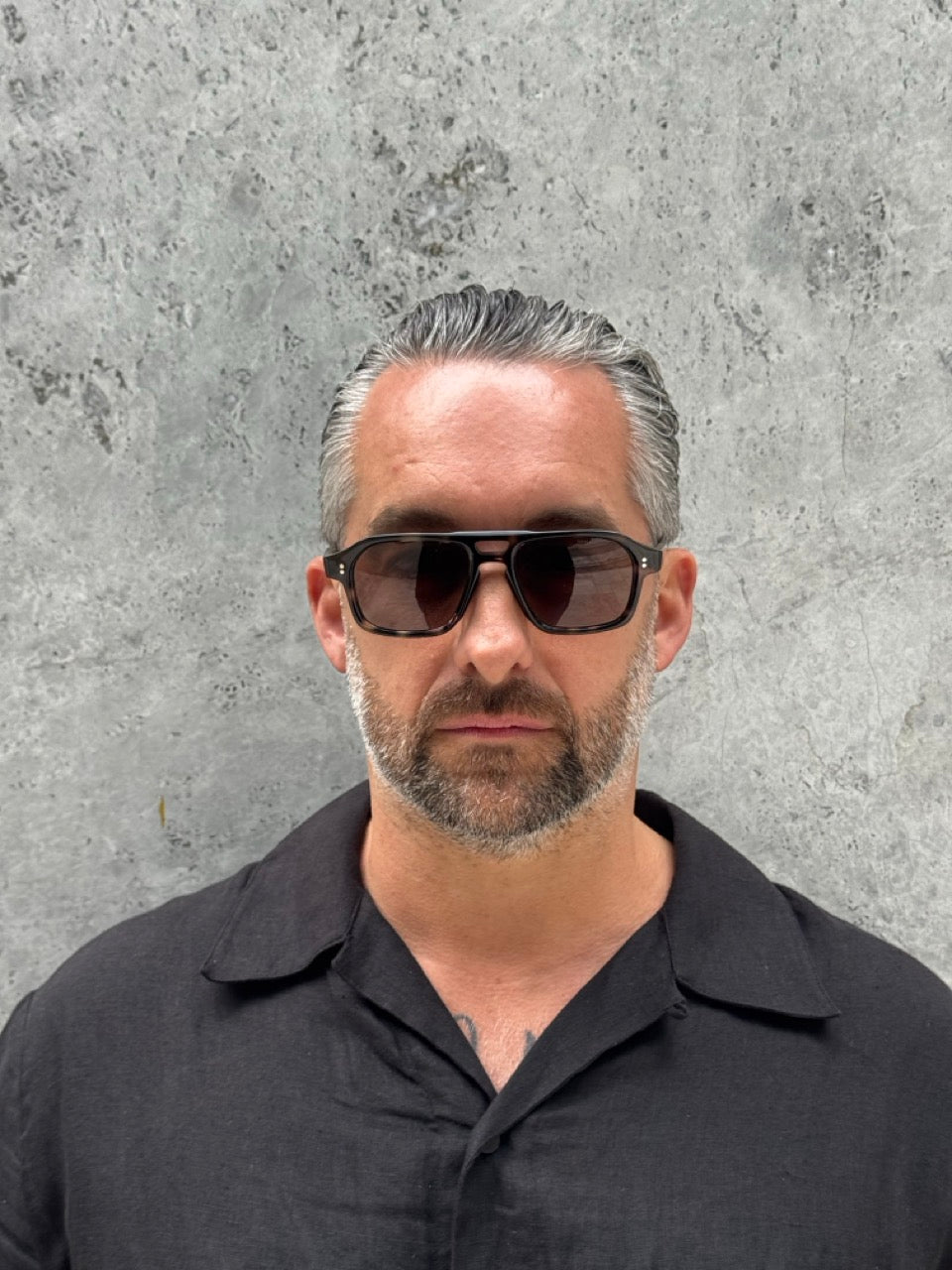 Cutler and Gross  CGSN GR15 4P Havana Brown Pol