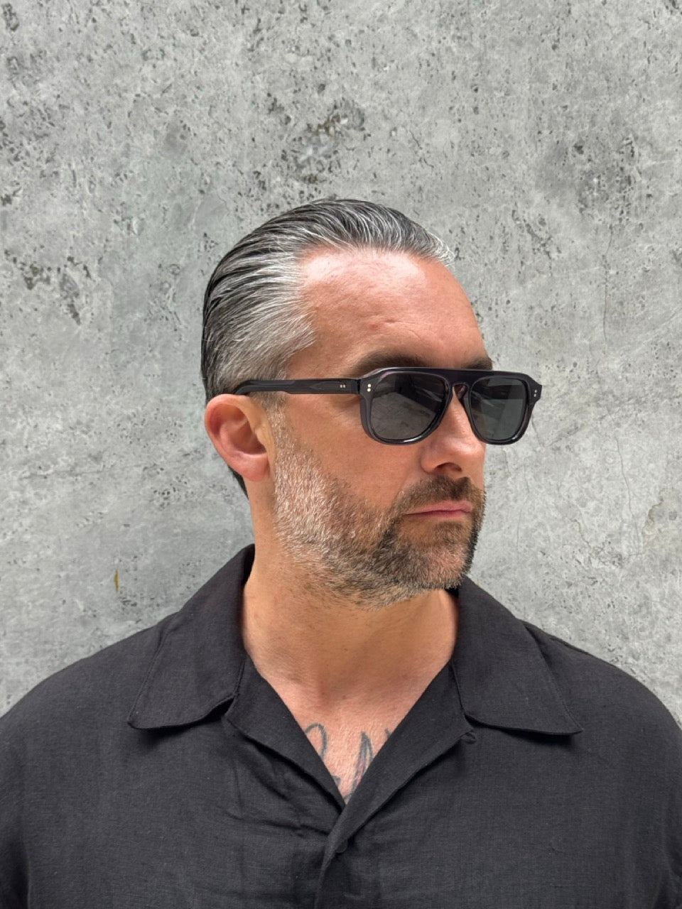 Cutler and Gross CGSN GR 14 5P 54 Black Pol