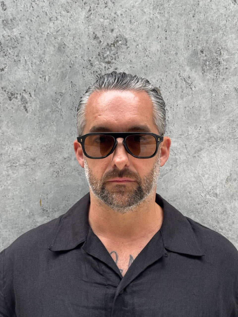 Cutler and Gross CGSN GR 14 01 54 Black Amber