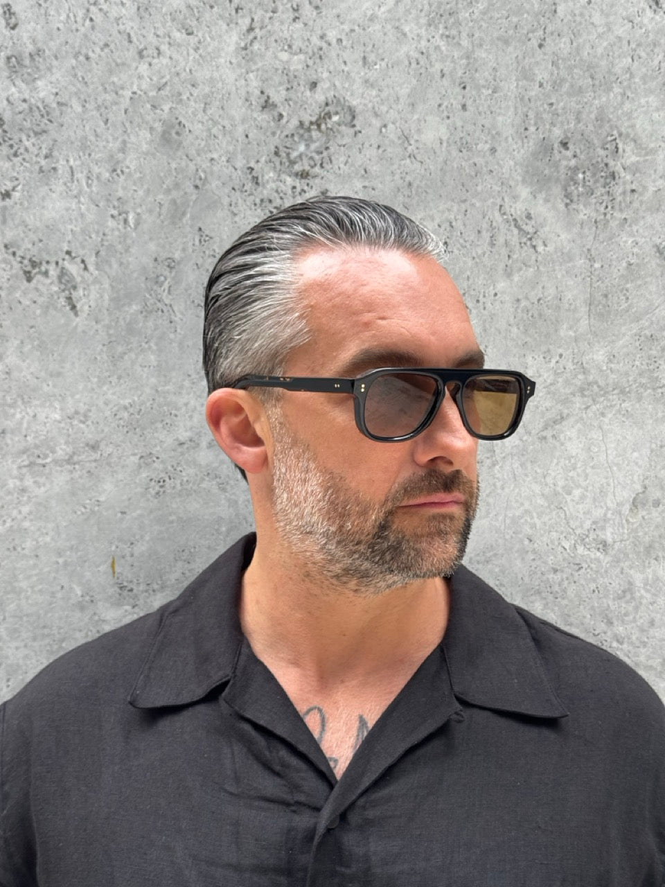 Cutler and Gross CGSN GR 14 01 54 Black Amber