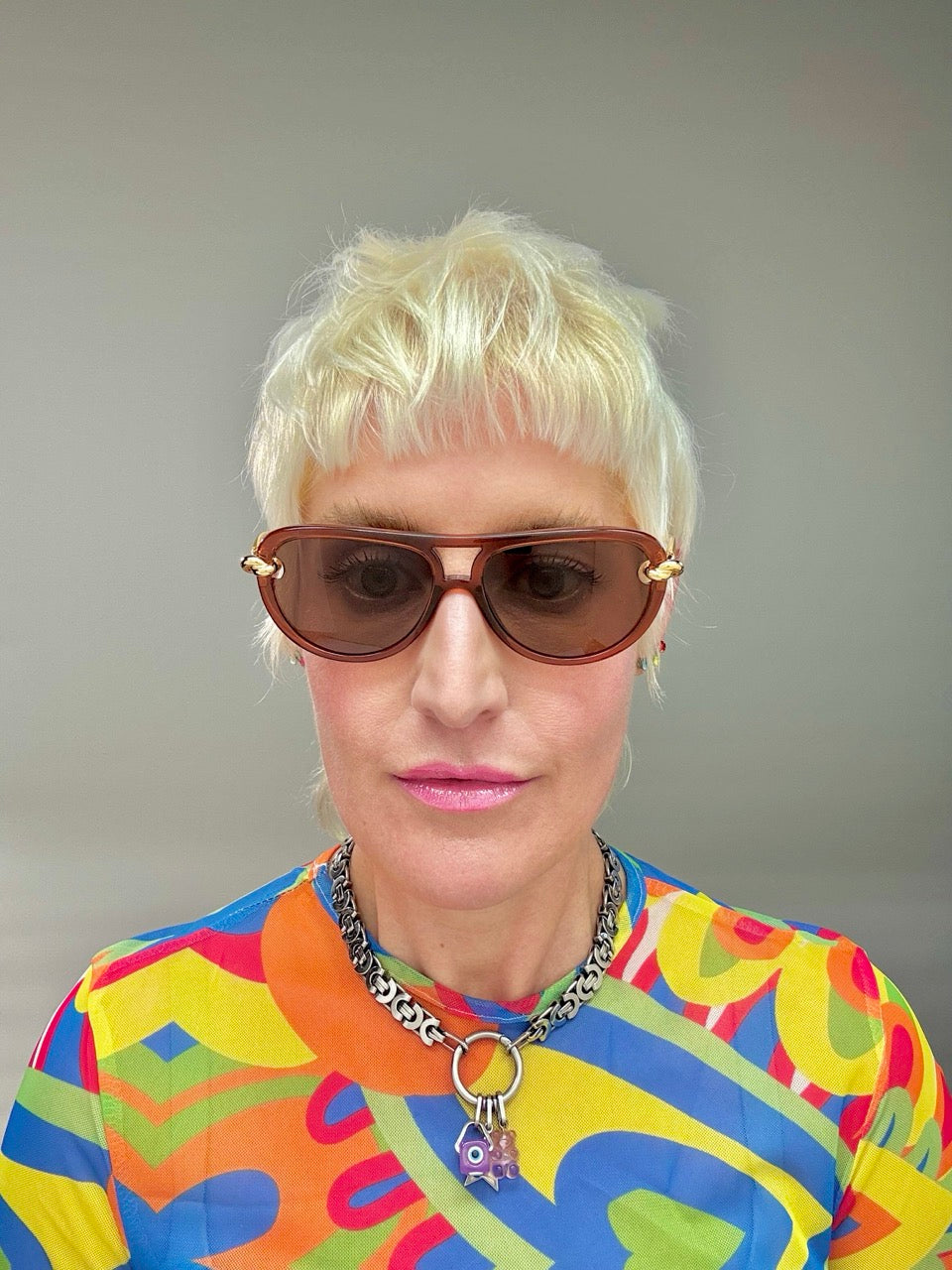 Bottega Veneta BV 1418 004 Brown Gold