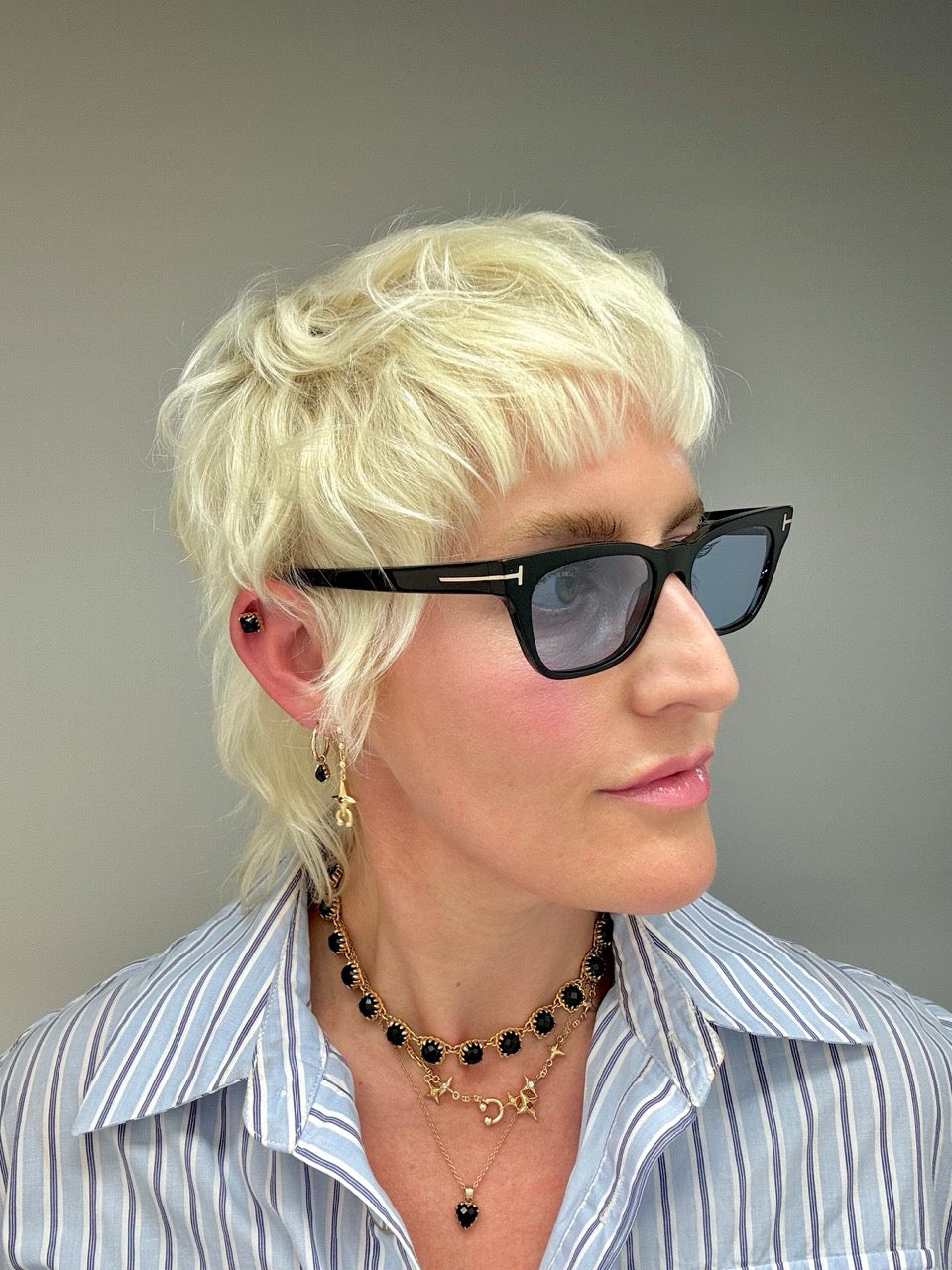 Tom Ford TF 1362 01V Penn-02 Black Blue