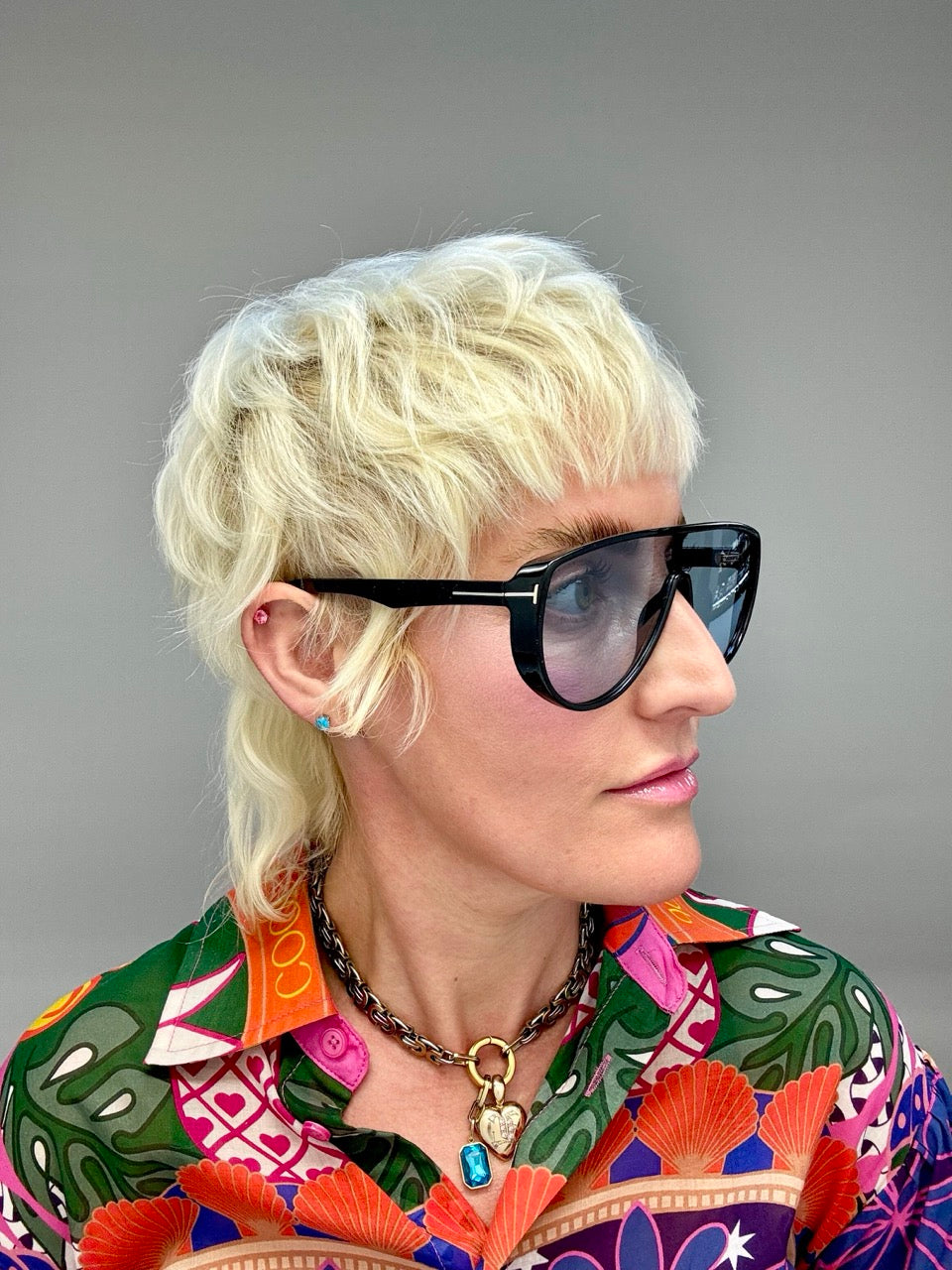 Tom Ford Achilles TF 1182 01V Black Blue Photochromic