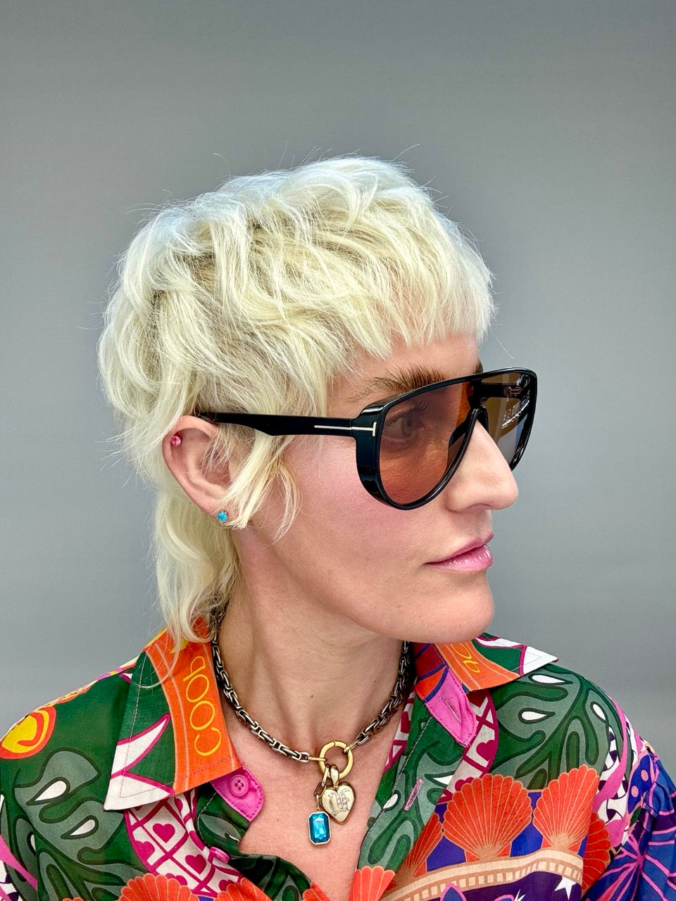 Tom Ford Achilles TF 1182 01E Amber Brown Photochromic