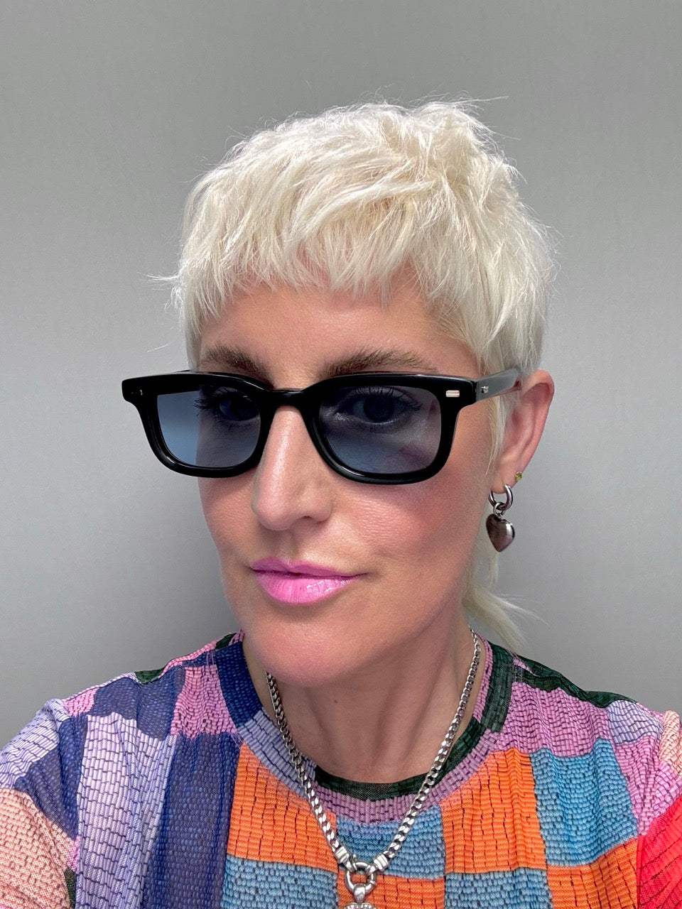 Moscot Klutz 50 Black Denim