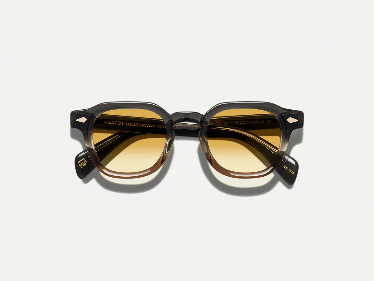 Moscot Dolt Grey Brown Fade 46