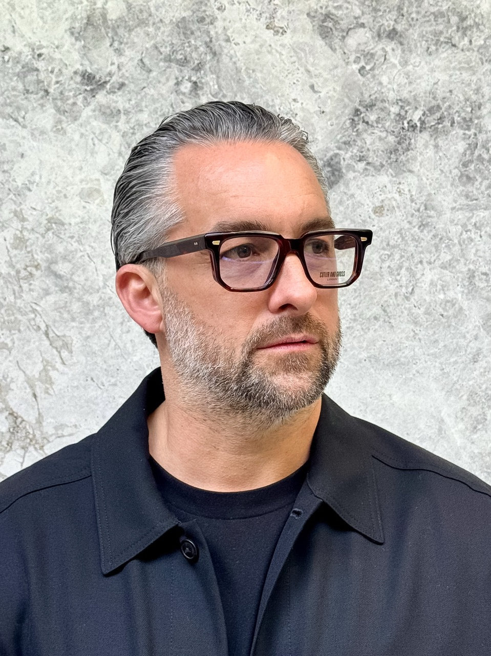 Cutler and Gross CGOP 1410 02 51 Dark Tort Optical