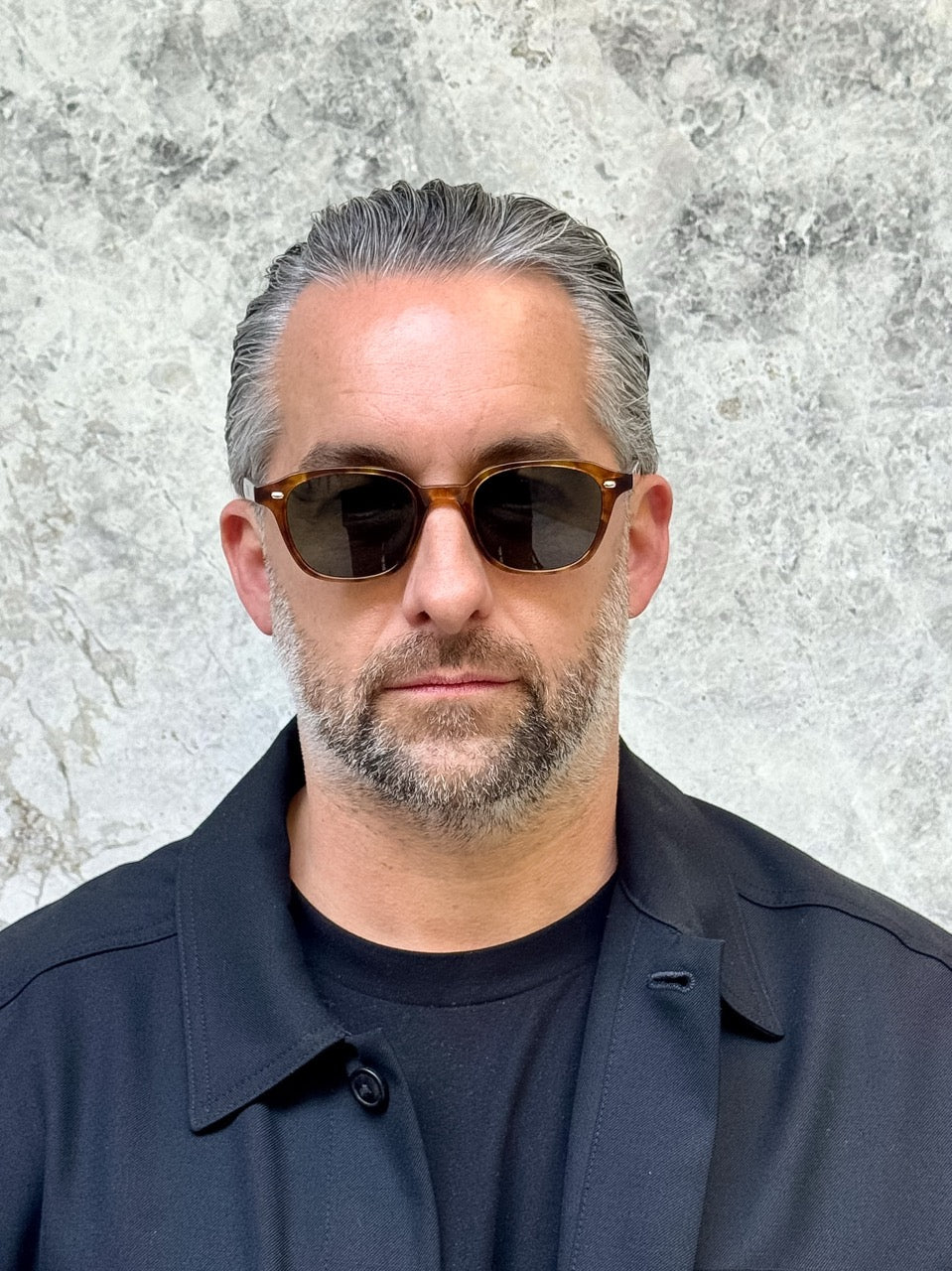 Garrett Leight 2183 Lachman Hazel Tortoise HZLT/SFPG15