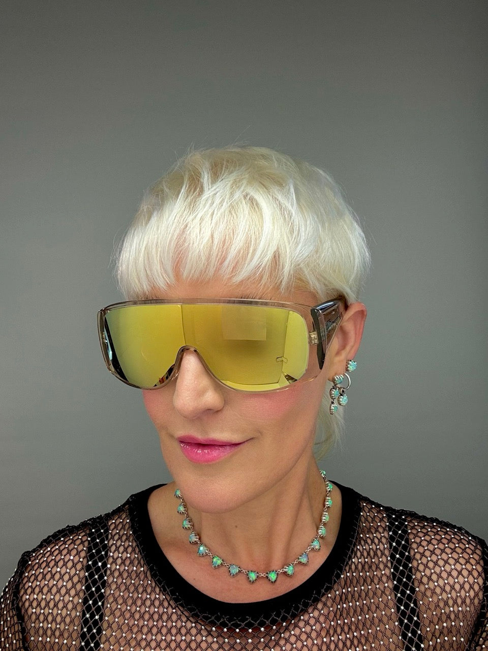 MM6 Maison Margiela Mask I9B Crystal Gold