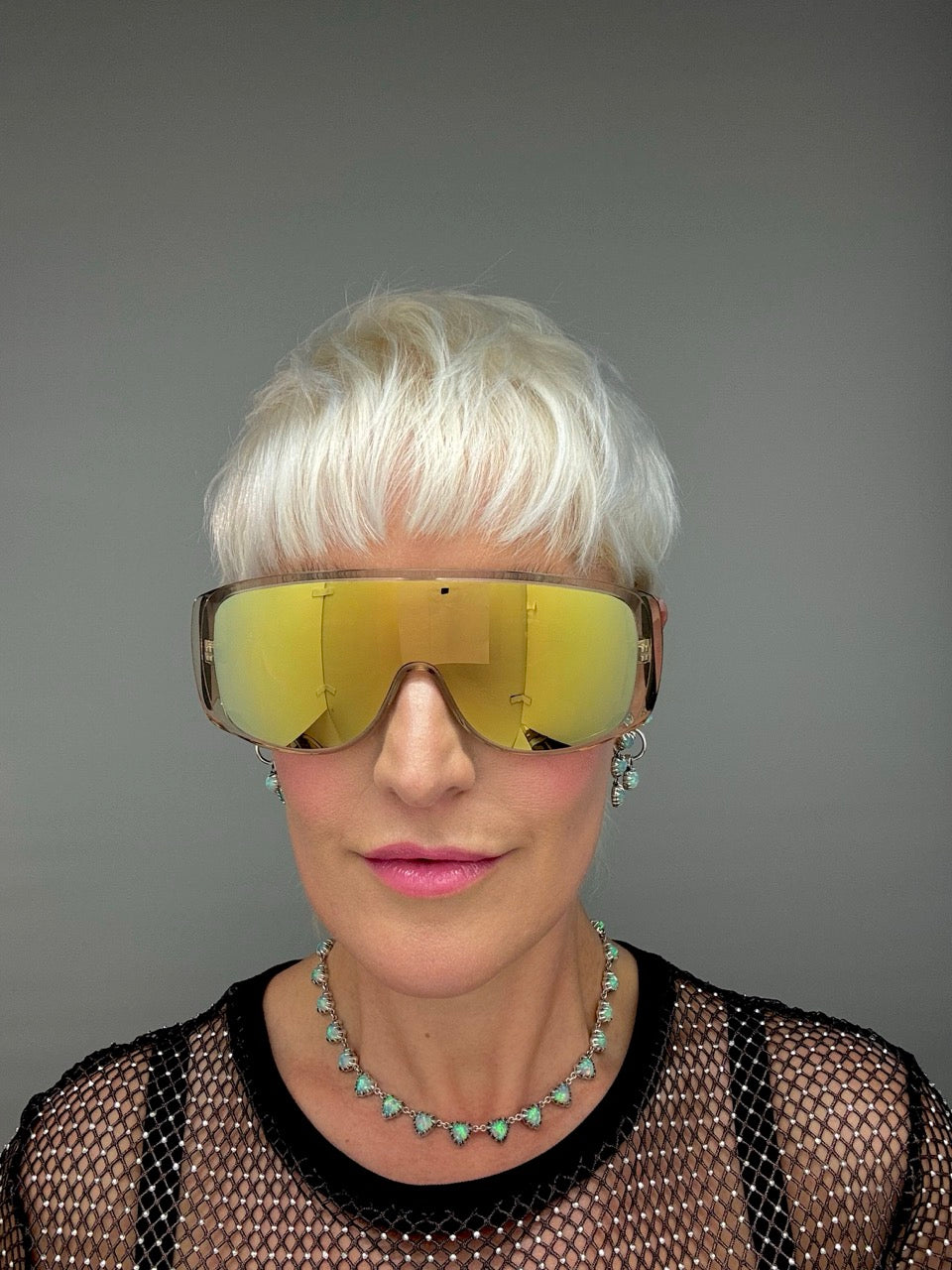 MM6 Maison Margiela Mask I9B Crystal Gold