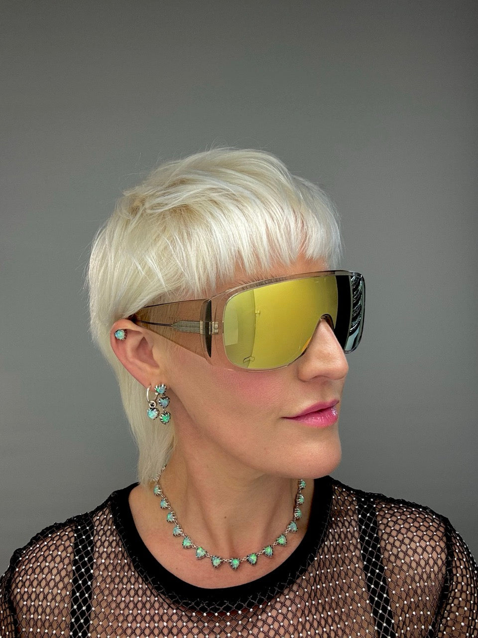 MM6 Maison Margiela Mask I9B Crystal Gold