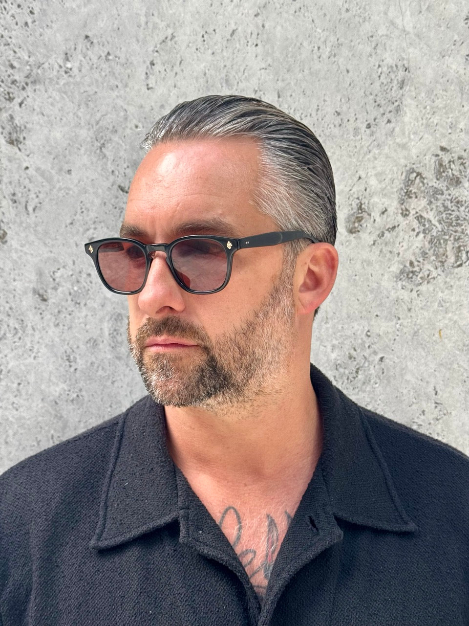 Garrett Leight Ace 2081  Black Rosewood BK/SFPRW Polarised