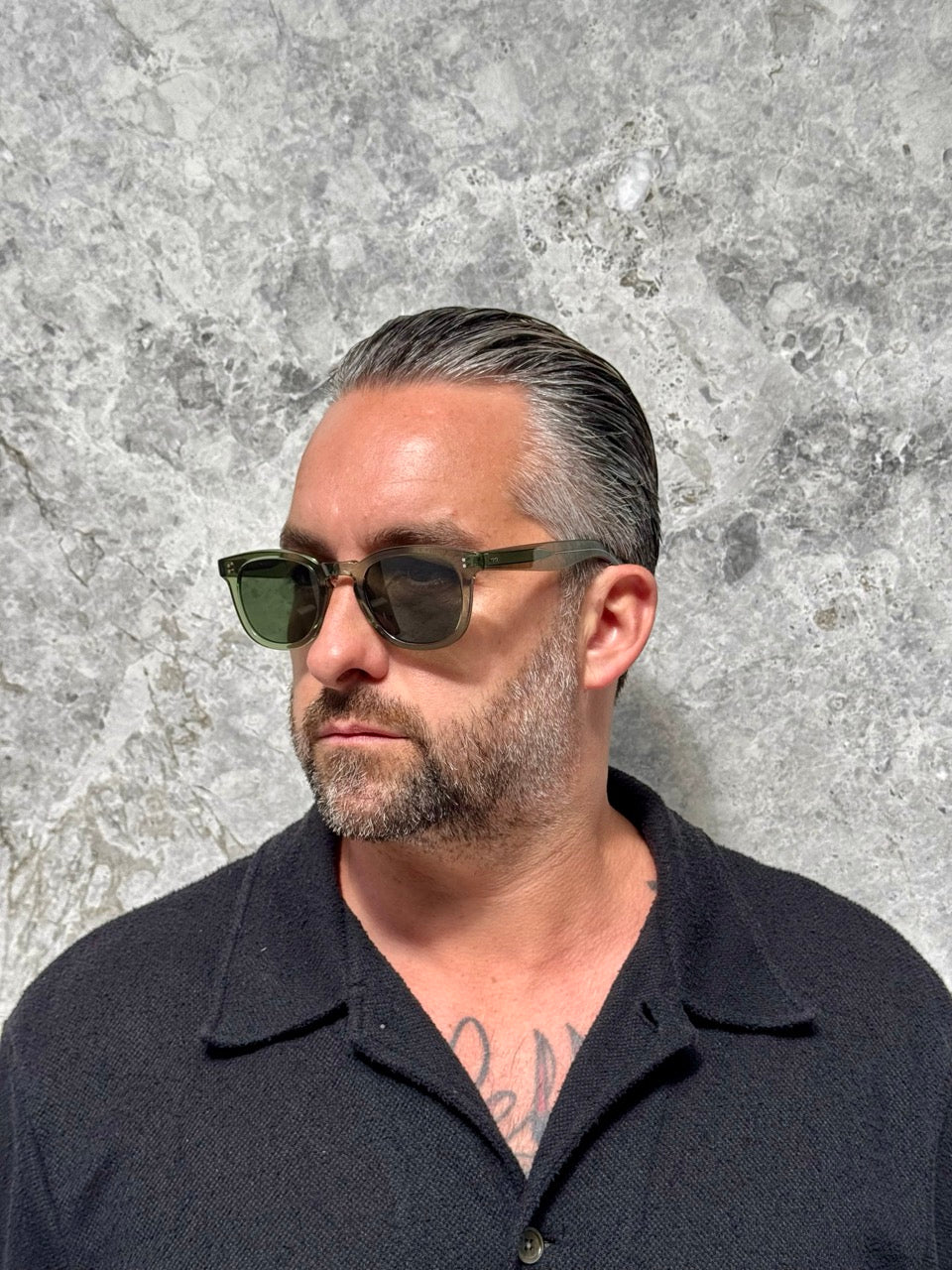 Garrett Leight Kinney II 2158 Juniper G15