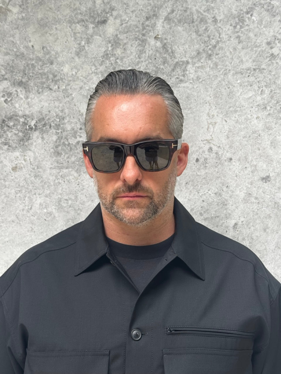 Tom Ford TF 1280 52N Tort Green Caine -02