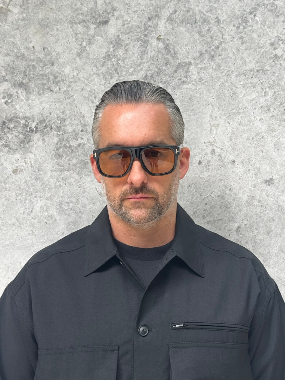 Tom Ford Icon TF 1201 01E Black Amber