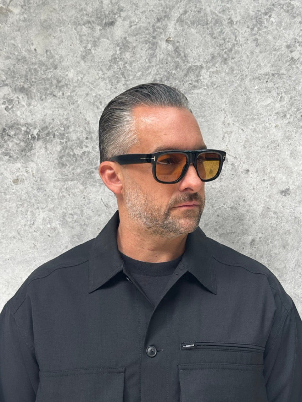 Tom Ford Icon TF 1201 01E Black Amber