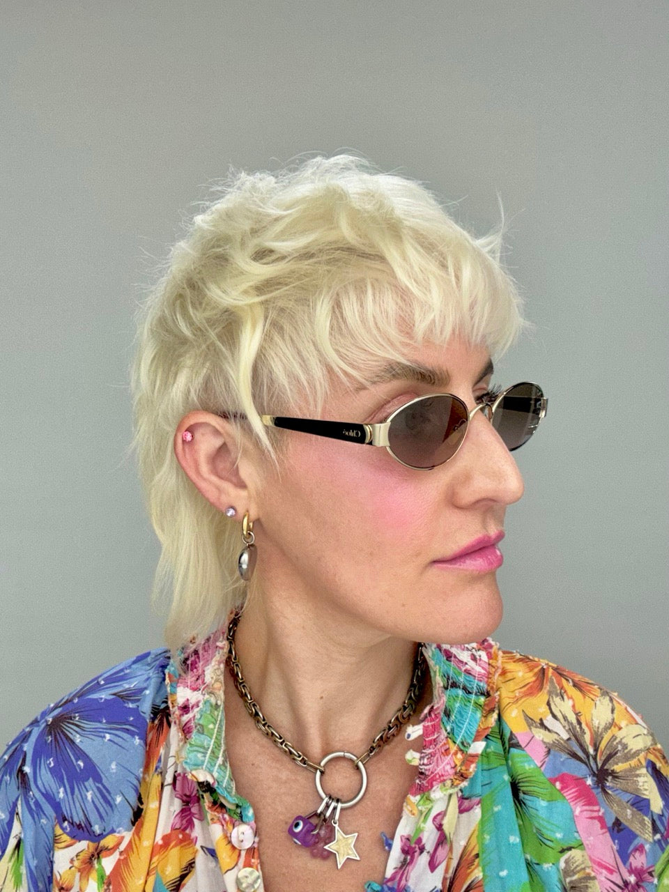 Chloe CH 0355 004 Gold Green Mauve