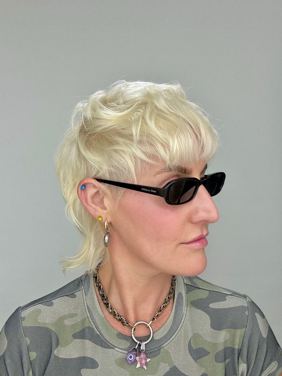 Saint Laurent SL 872 001 Erin  Black