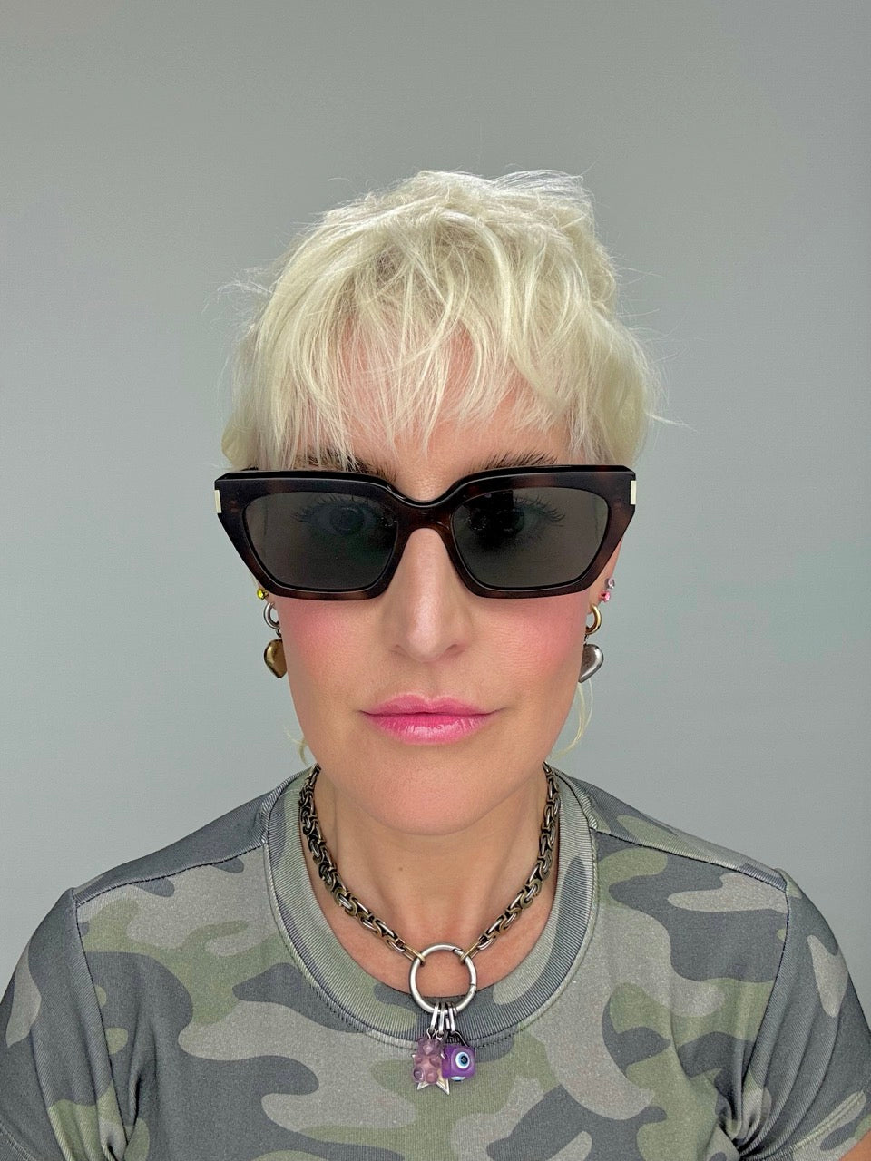 Saint Laurent SL 826 002 Tortoise sunglasses - Sunglass Bar