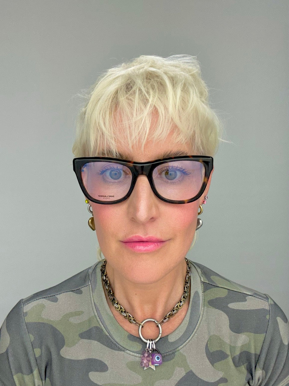 Saint Laurent SL 816 002 Havana Optical Frame