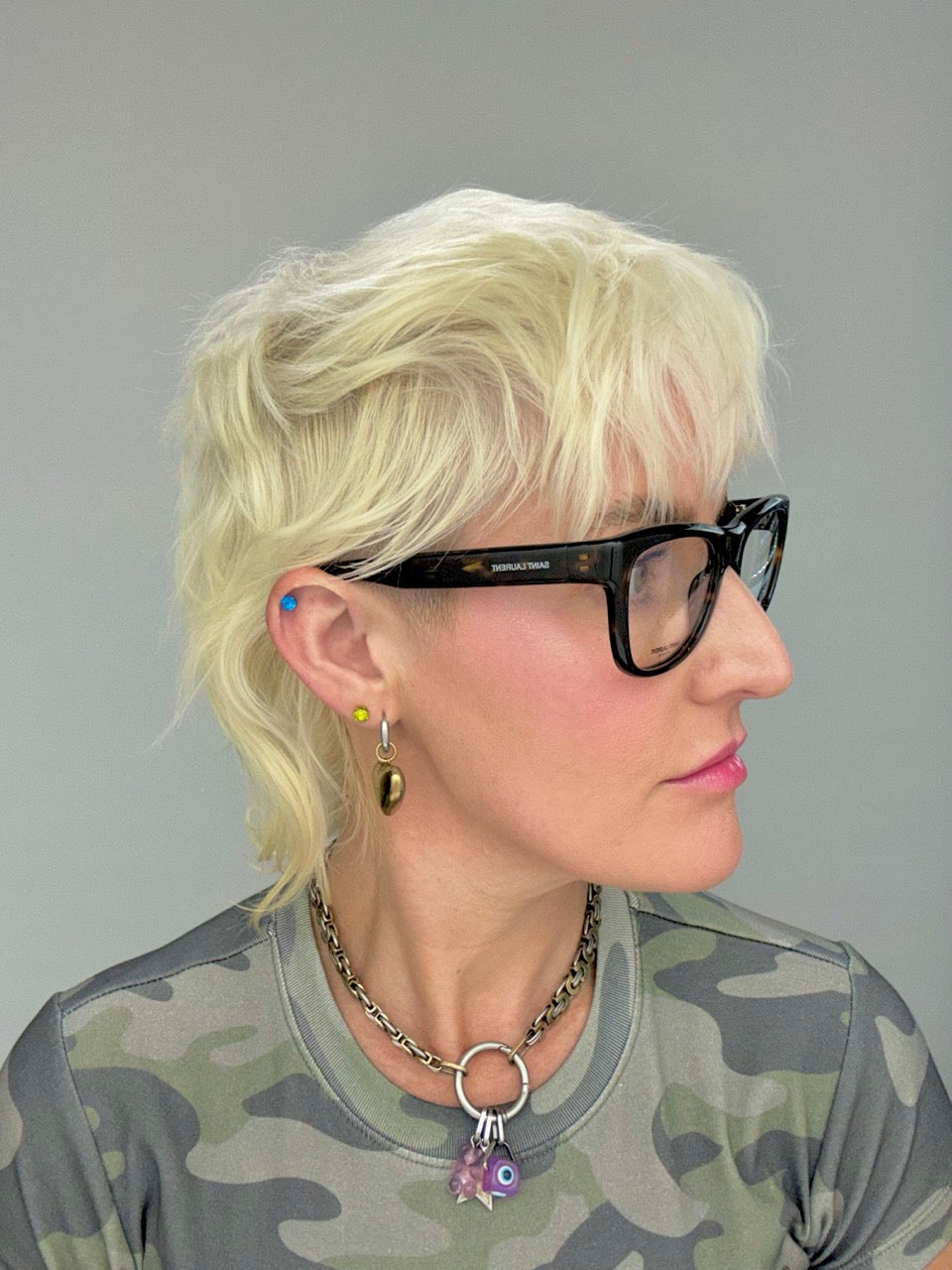 Saint Laurent SL 816 002 Havana Optical Frame