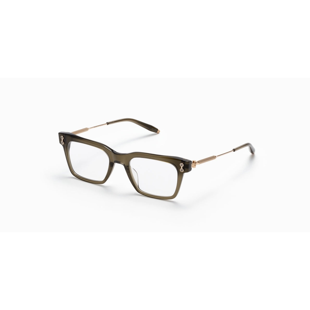 Akoni Kepler AKX-407C 52 Olive Green Gold Optical Frame