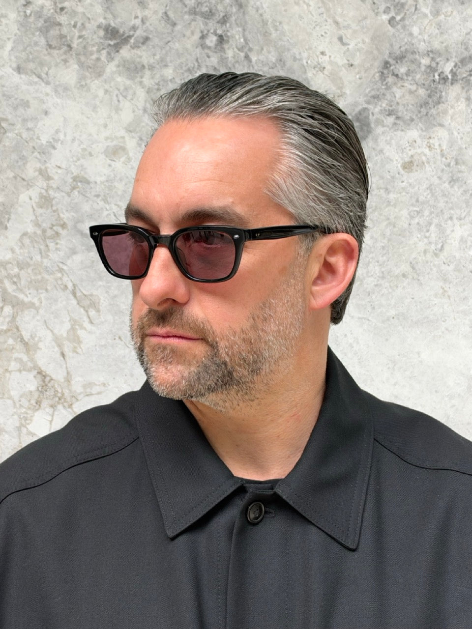 Garrett Leight 2198 Lugo Black SFPA Acia