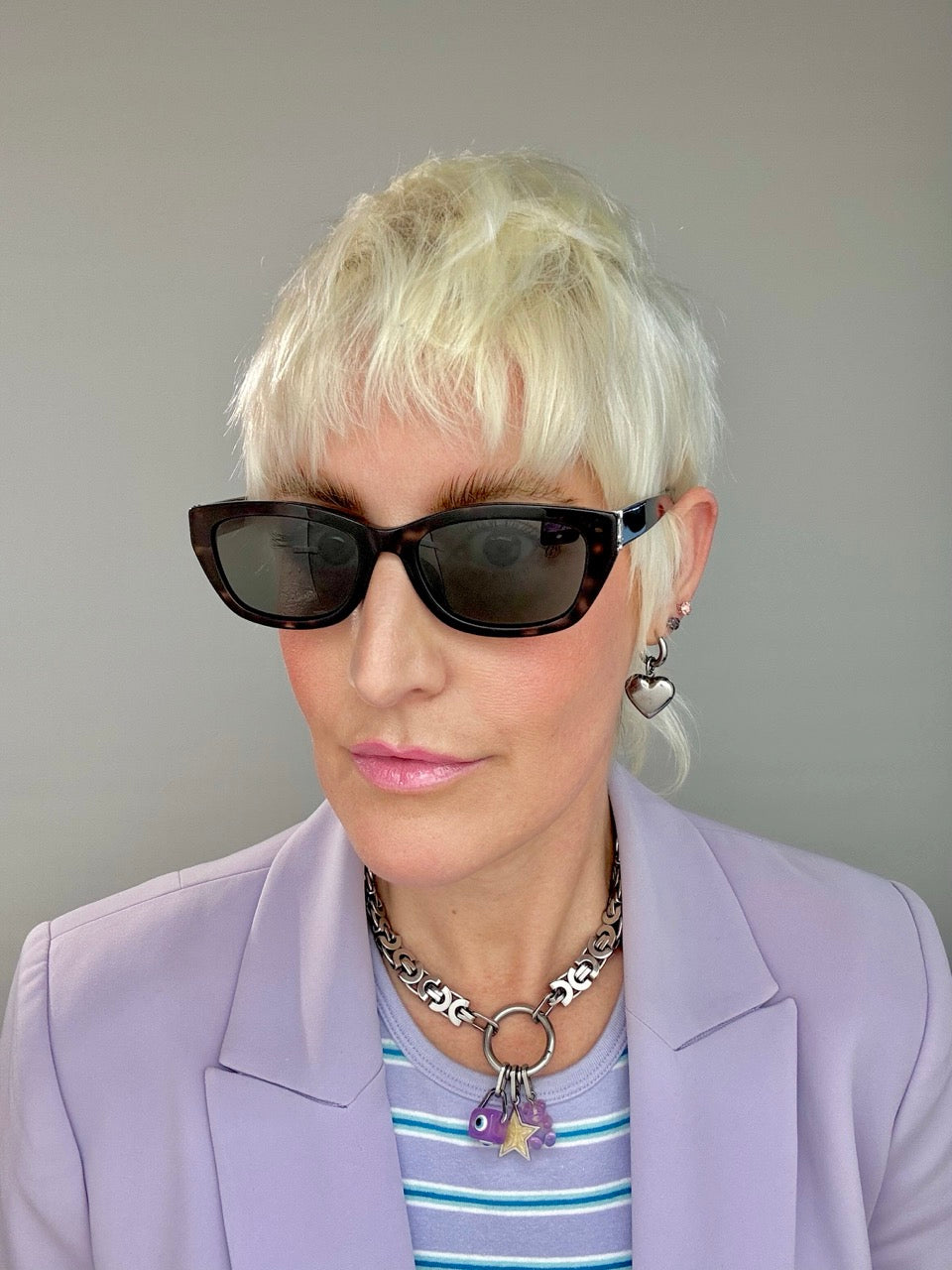 Saint Laurent SL M 153F 002 Dark Tortoise