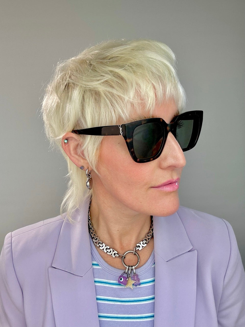 Saint Laurent SL M 143 002 Tortoise