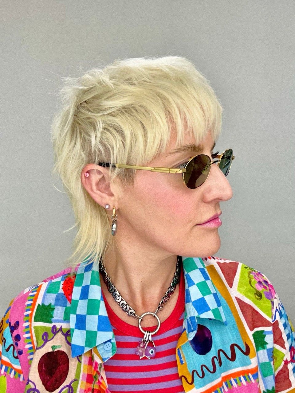 Bottega Veneta BV 1470 004 Gold Green