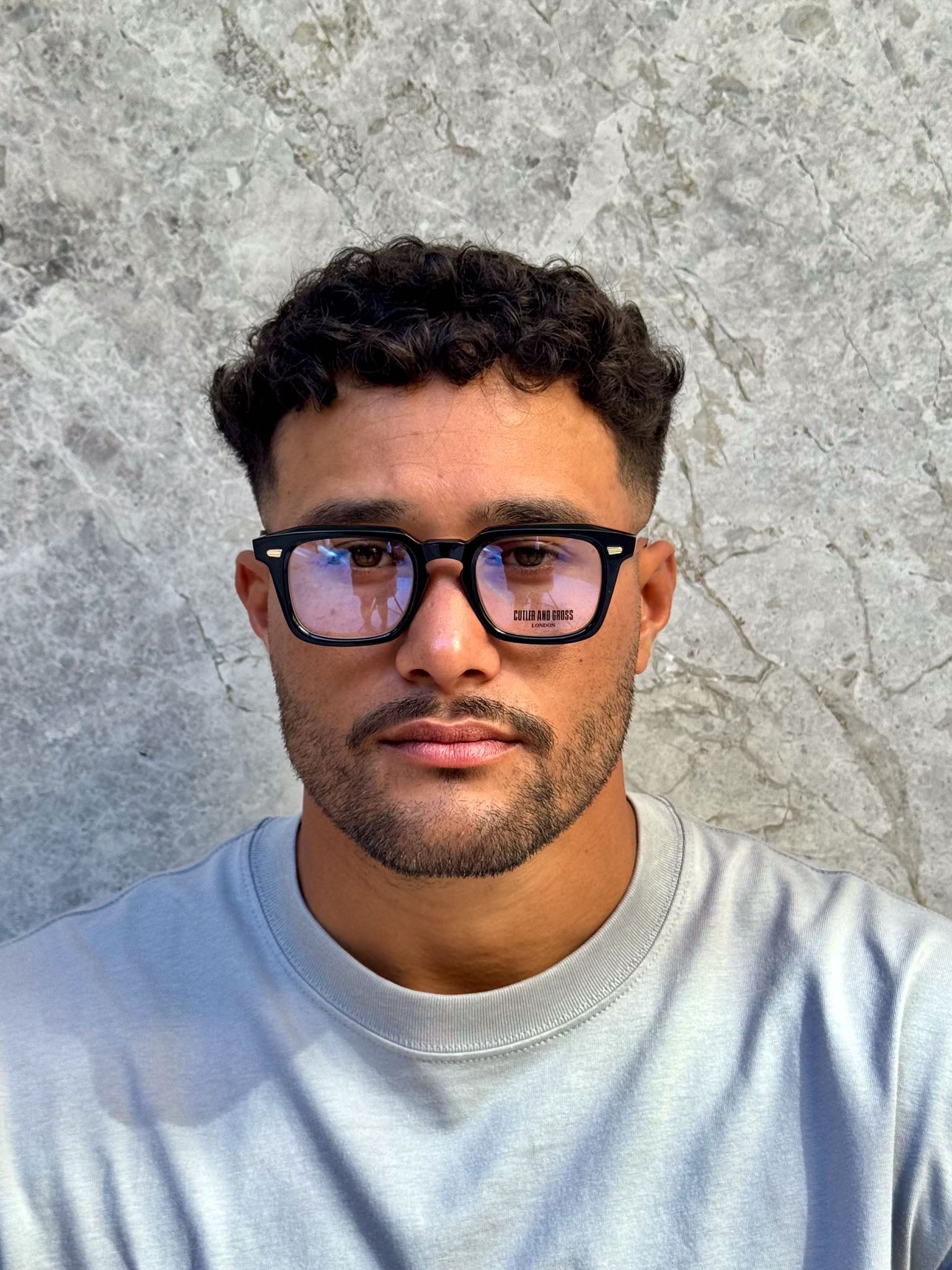 Cutler and Gross CGOP GR 07 01 Black 48 Optical