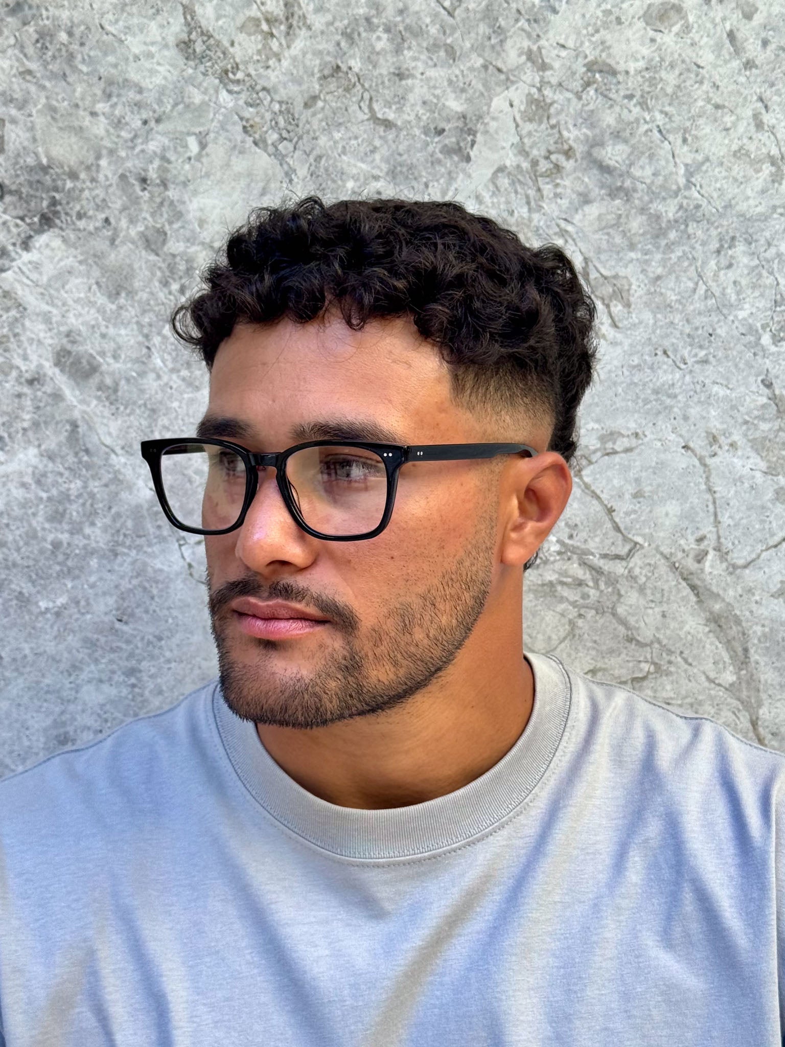 Garrett Leight Earvin 1114 53 Black Optical