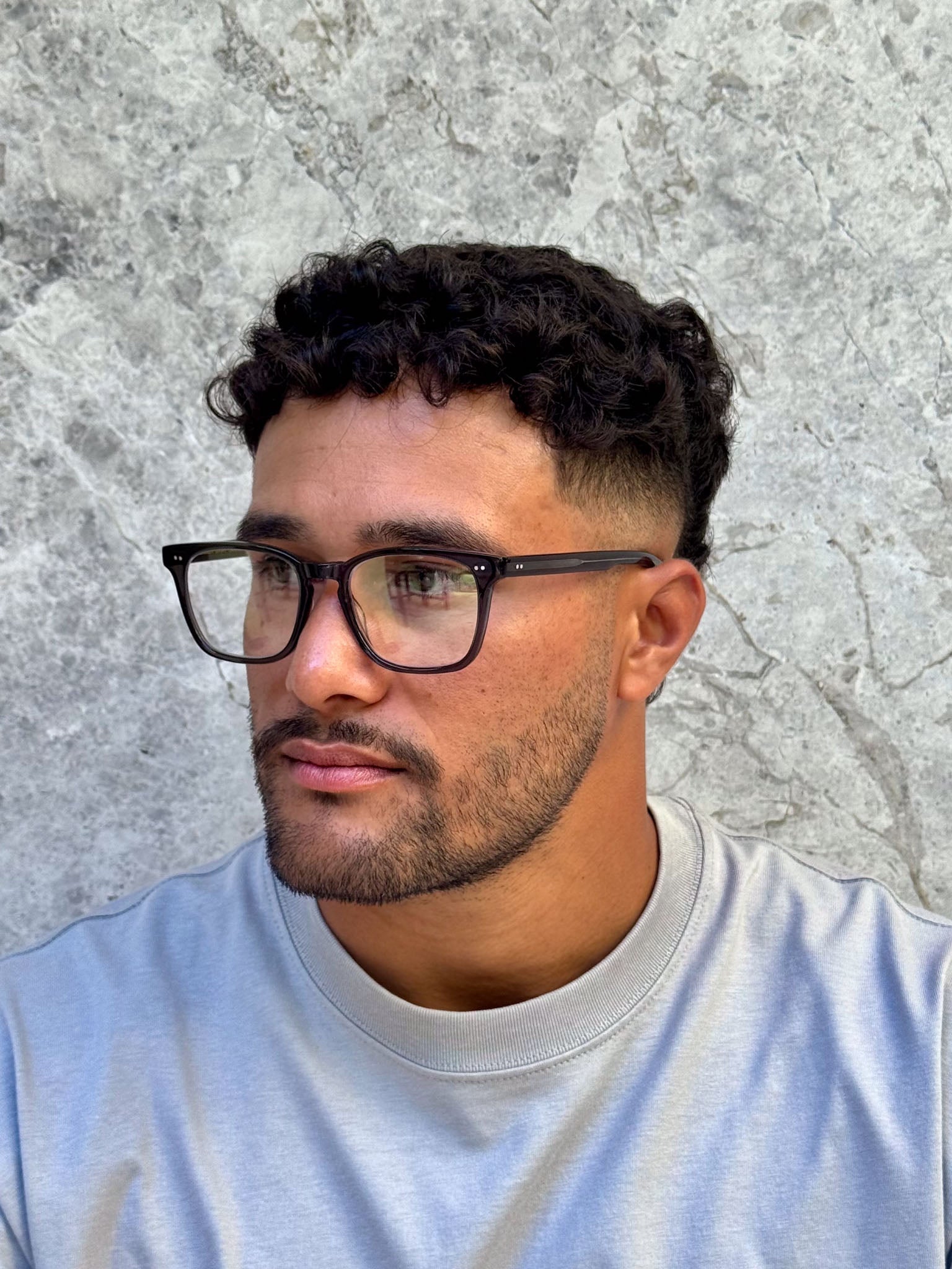 Garrett Leight Earvin 1114 53 Bio Charcoal Optical