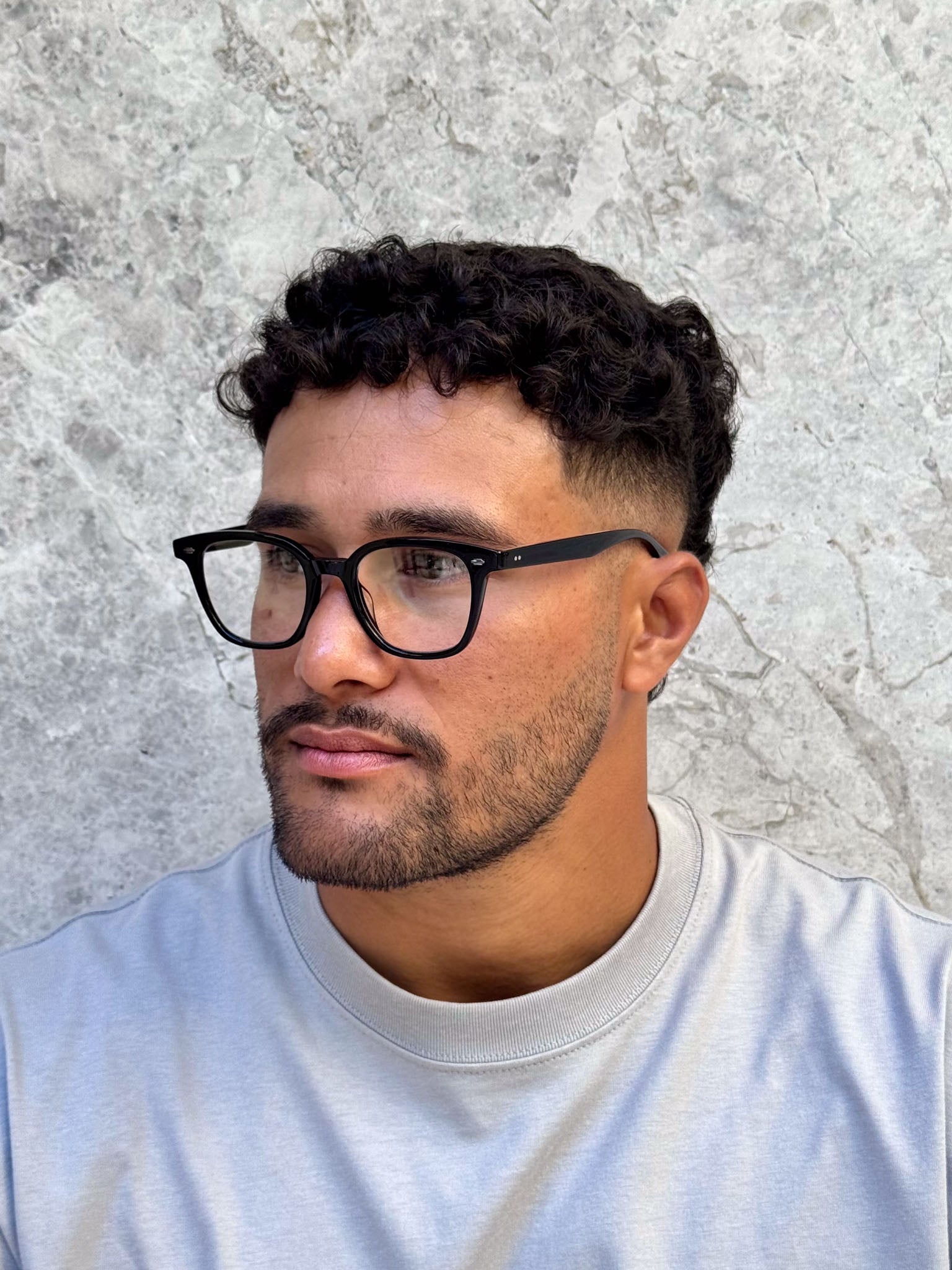 Garrett Leight Zac 1173 48 Black Optical