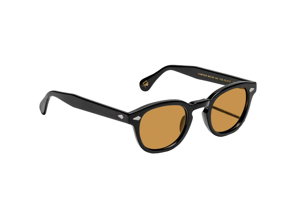 Moscot Lemtosh Black Amber 49 Base 2