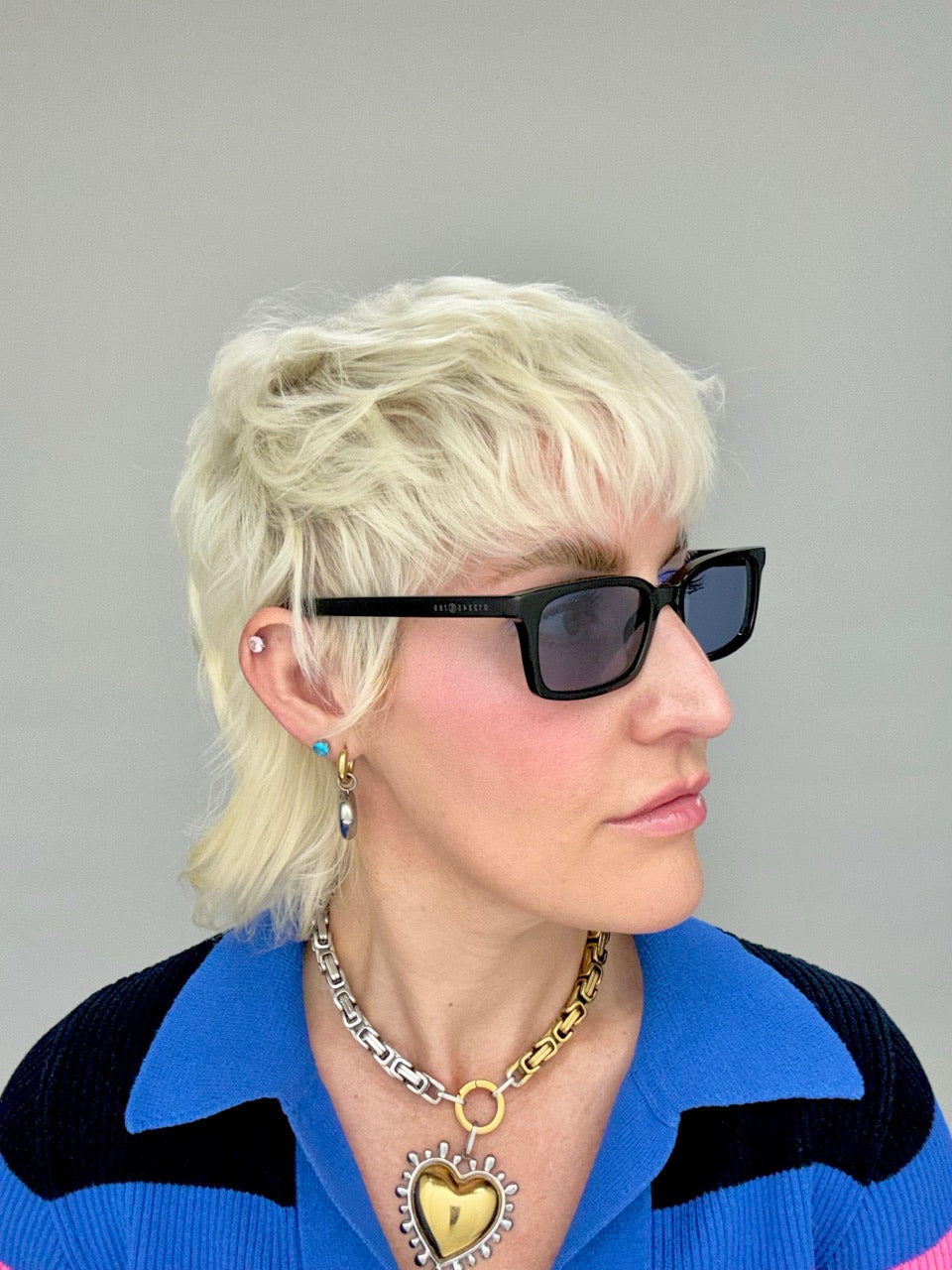 Maison Margiela MM6 IF5 Lunettes 5 Black Blue