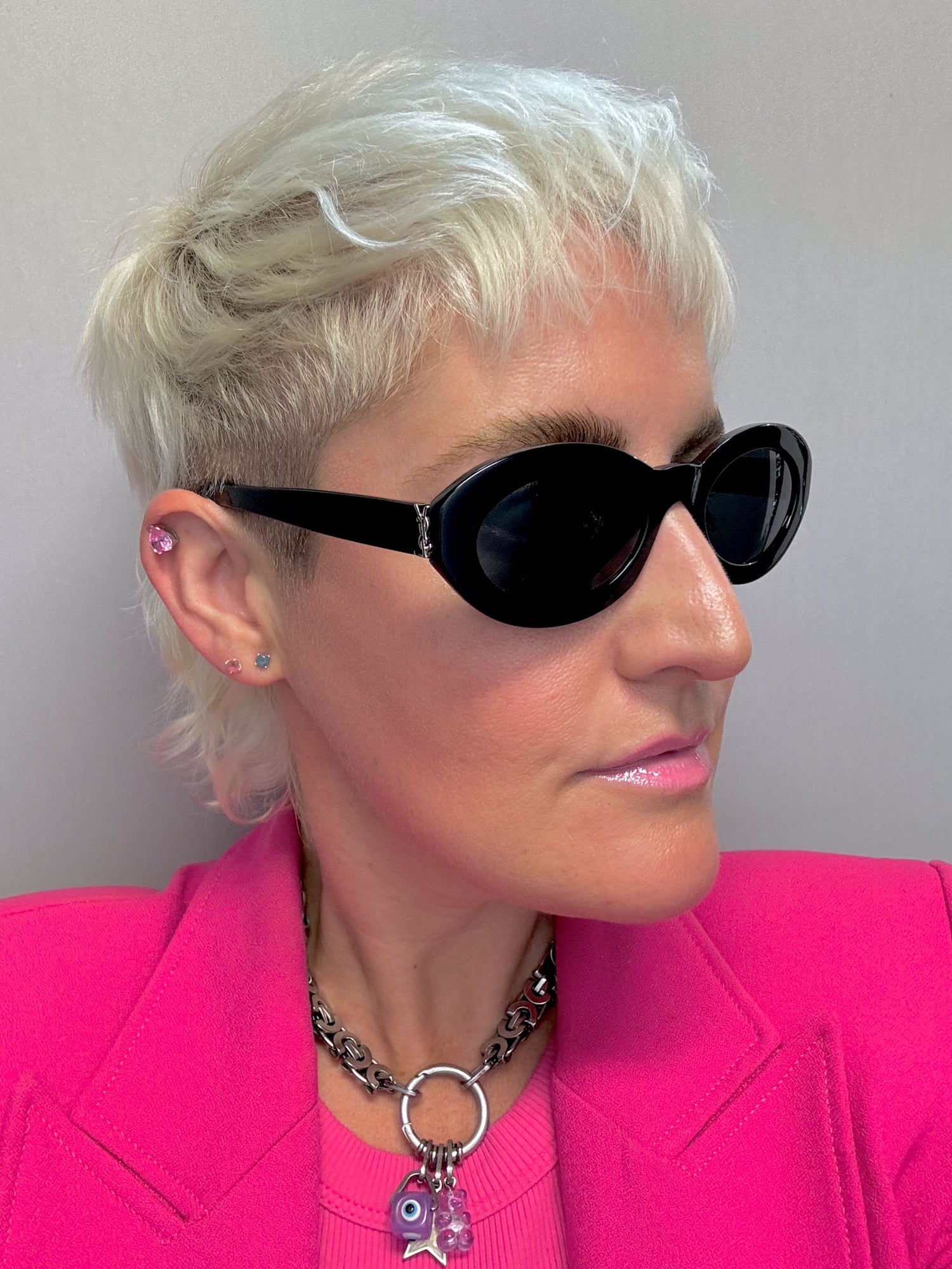 Saint Laurent SL M 136 001 Black sunglasses - Sunglass Bar