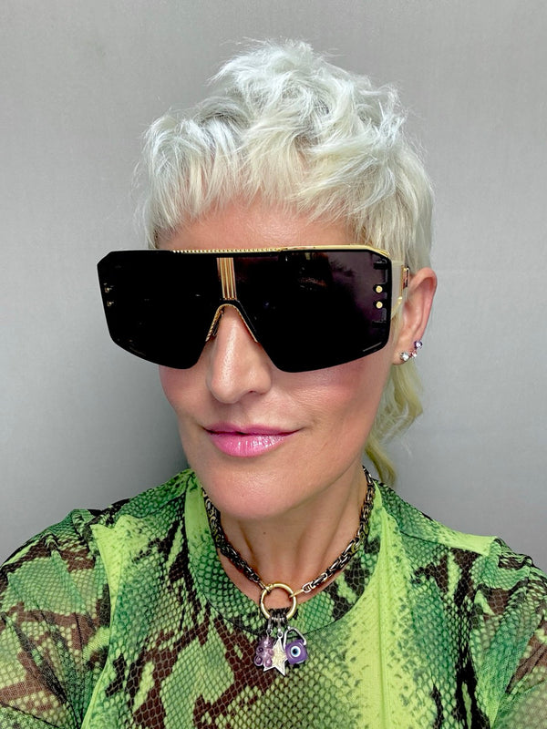 サングラス BALMAIN SS25 Woman SUNGLASSES (BPS-135A-54 A BLACK) B-Bold Sunglasses black black - Women | BALMAIN