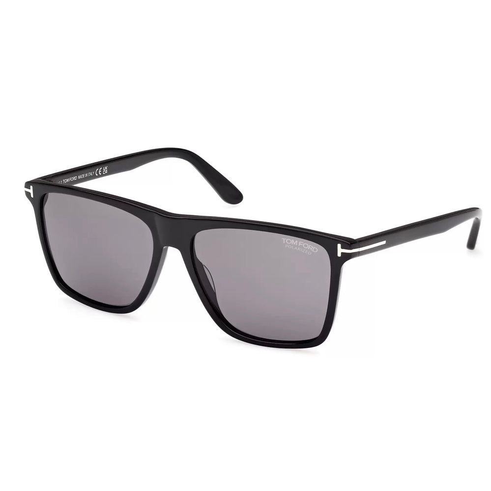 Tom Ford Polarized Grey Sunglasses Tom Ford FT 0832 01D Black Grey