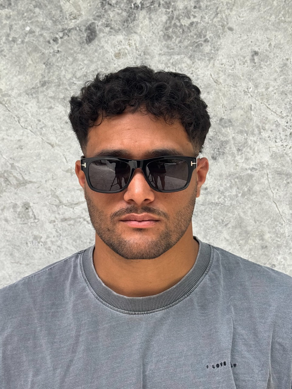 Tom Ford TF 1303 01D Black Grey Smith 02 Polarised