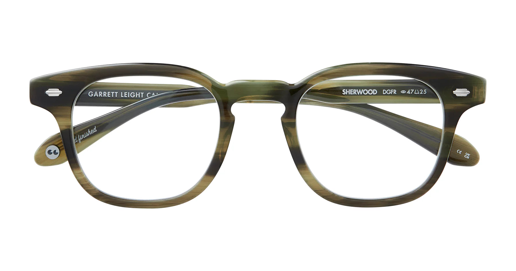 Garrett Leight Sherwood 1154 47 Douglas Fir Optical