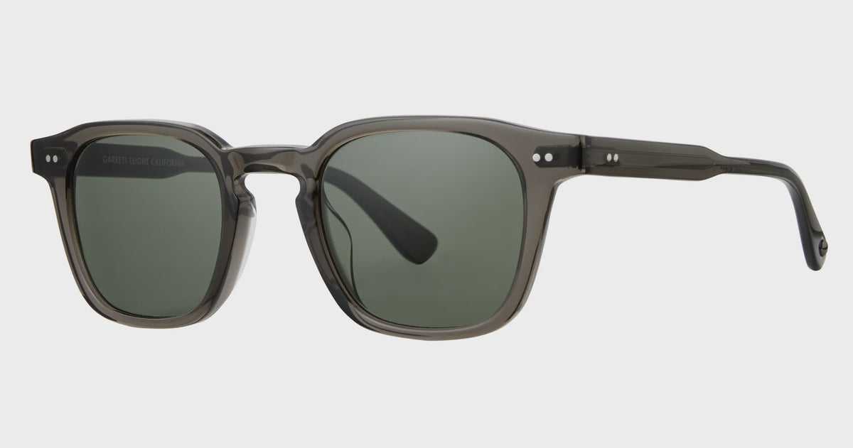 Garrett Leight 1203 Verdugo Black Glass  BLGL/PG15 G15