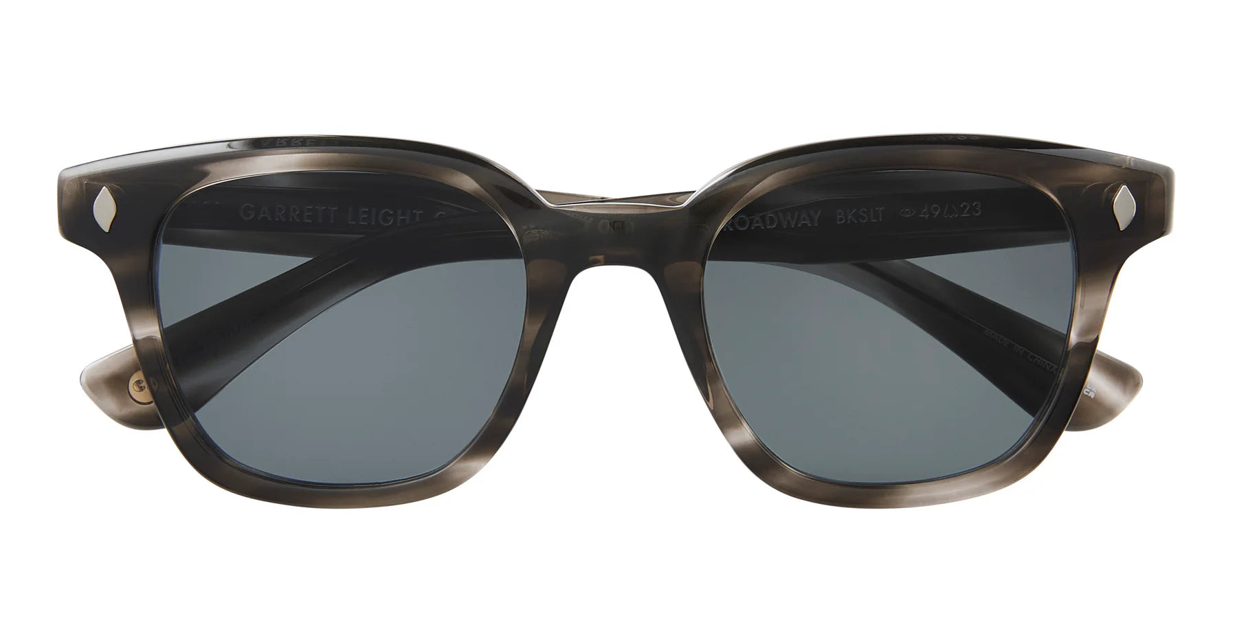 Garrett Leight Broadway 2042  Black Sleet Tort