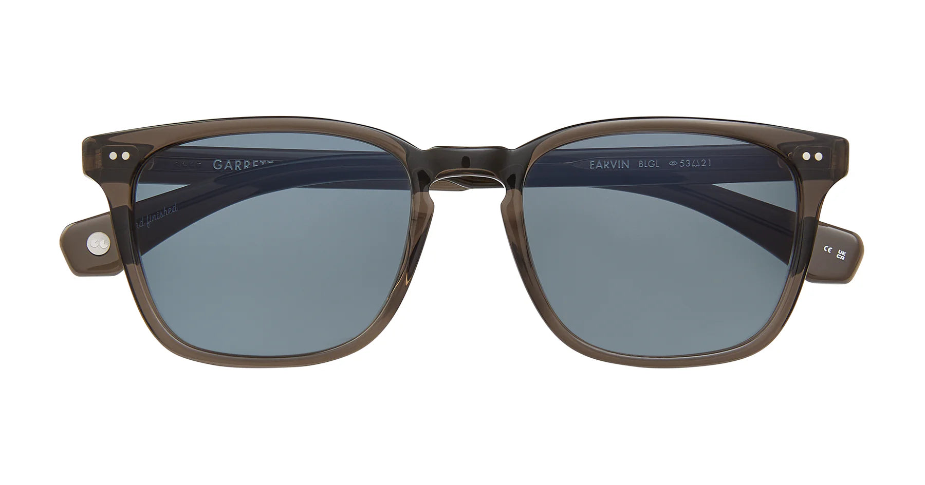 Garrett Leight 2114 Earvin Black Glass H20