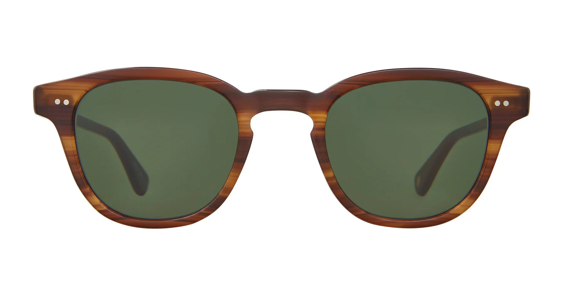 Garrett Leight Evan 2171 CHW/SFPG15 Cherrywood Semi Flat Pure G15